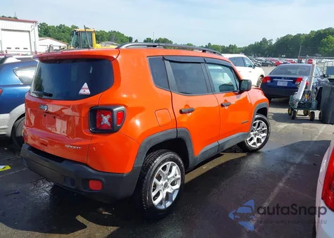 2018 Jeep Renegade Sport 4X4 из США, поврежденный, VIN ZACCJBAB8JPJ55880